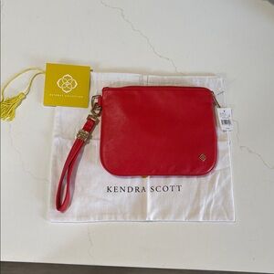 Kendra Scott Red Medium Wristlet